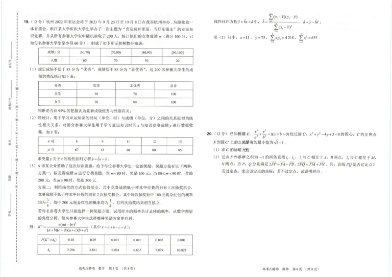2023高徒点睛卷（老教材）理科数学试卷_2023高考押题卷_2023高徒点睛卷（老教材）理