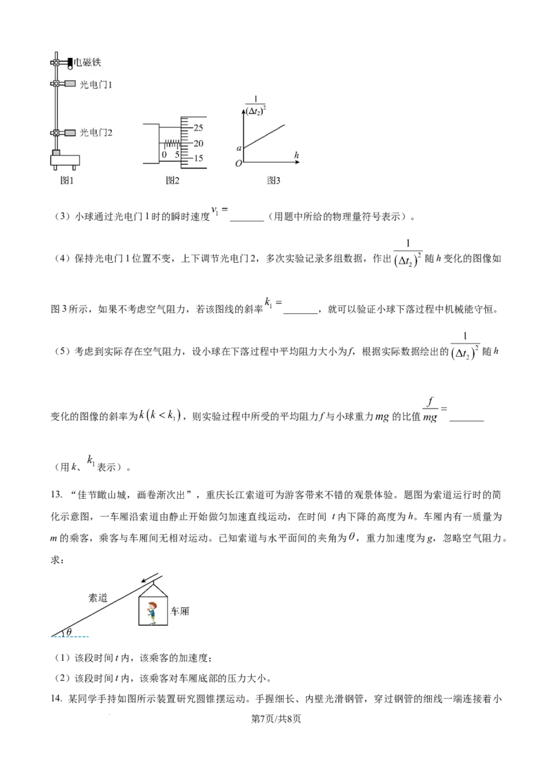 精品解析：辽宁省沈阳市东北育才学校等校2025-2026学年高三上学期联合考试物理试卷（原卷版）_2025年10月_12026年试卷教辅资源等多个文件