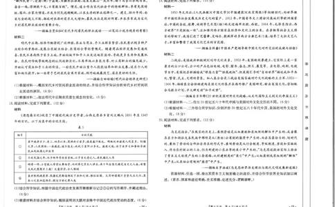 江西省2025届高三下学期3月百万大联考（金太阳25-4001C）历史_2025年3月_2503202025届江西省高三金太阳3月联考（JX-4001C）（全科）_2025届江西省高三金太阳3月联考（JX-4001C）历史