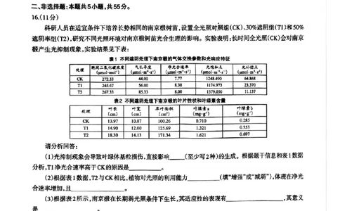 四川省泸州市高2022级第三次教学质量诊断性考试生物_2025年4月_250418四川省泸州市高2022级第三次教学质量诊断性考试（泸州三诊）（全科）