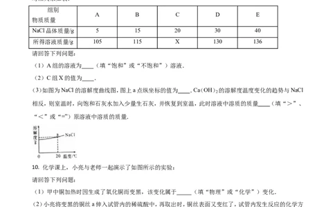 陕西省2016年中考化学试题(含答案)_中考真题_5.化学中考真题2015-2024年_地区卷_陕西省中考化学08-21（陕西省统一试卷）