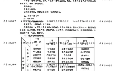 语文试卷答案_2025年4月_2504082025年东北三省四城市（哈尔滨、沈阳、长春、大连）联考暨沈阳市高三质量监测（二）