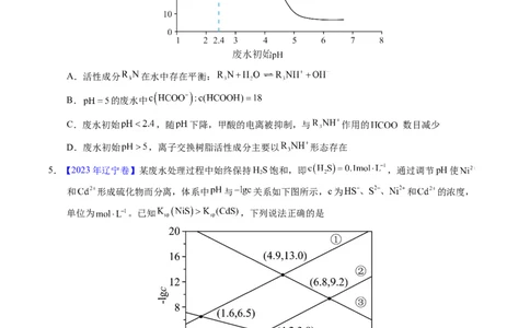 专题58弱电解质的电离（原卷卷）_近10年高考真题汇编（必刷）_十年（2014-2024）高考化学真题分项汇编（全国通用）_十年（2014-2023）高考化学真题分项汇编（全国通用）