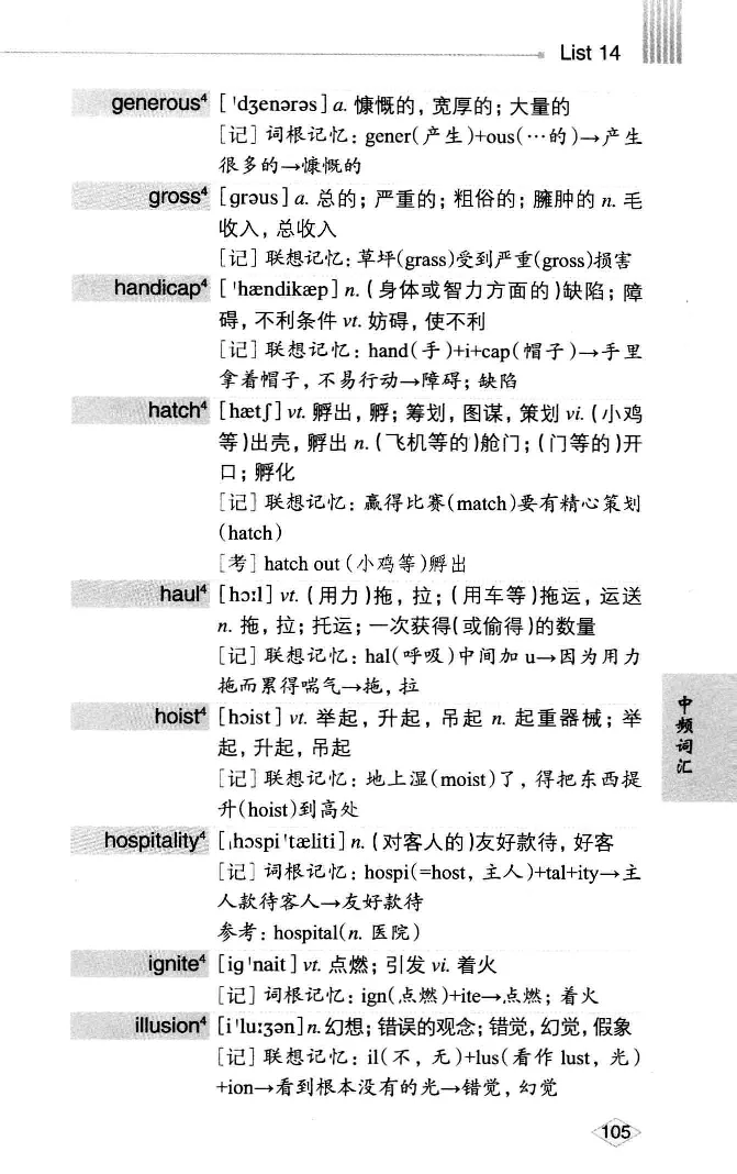 16六级词汇词根+联想记忆法便携版_英语四六级整合_英语四六级真题版本二此版为主此文件夹会持续更新_四六级单词汇总_六级单词