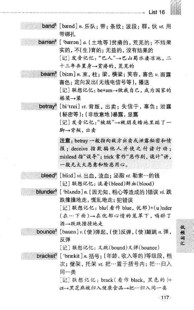 16六级词汇词根+联想记忆法便携版_英语四六级整合_英语四六级真题版本二此版为主此文件夹会持续更新_四六级单词汇总_六级单词