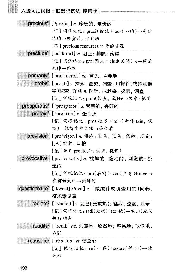 16六级词汇词根+联想记忆法便携版_英语四六级整合_英语四六级真题版本二此版为主此文件夹会持续更新_四六级单词汇总_六级单词