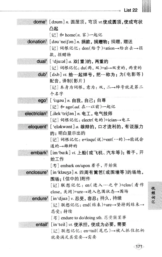 16六级词汇词根+联想记忆法便携版_英语四六级整合_英语四六级真题版本二此版为主此文件夹会持续更新_四六级单词汇总_六级单词