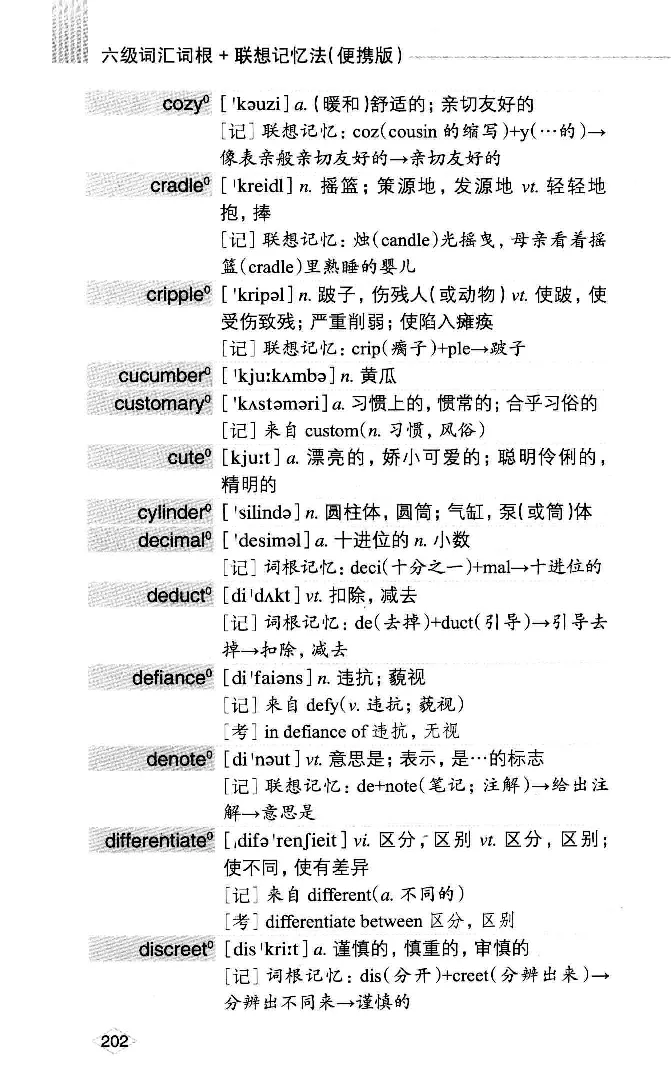 16六级词汇词根+联想记忆法便携版_英语四六级整合_英语四六级真题版本二此版为主此文件夹会持续更新_四六级单词汇总_六级单词