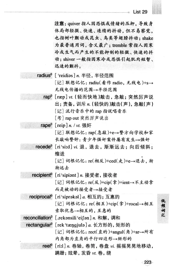 16六级词汇词根+联想记忆法便携版_英语四六级整合_英语四六级真题版本二此版为主此文件夹会持续更新_四六级单词汇总_六级单词