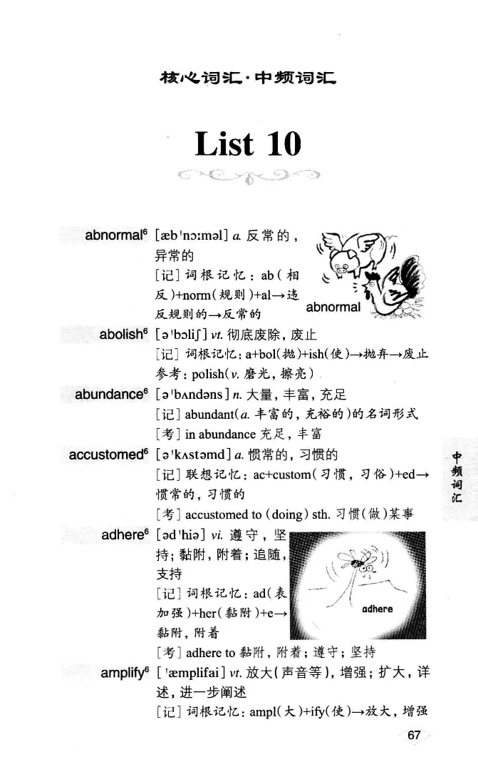 16六级词汇词根+联想记忆法便携版_英语四六级整合_英语四六级真题版本二此版为主此文件夹会持续更新_四六级单词汇总_六级单词