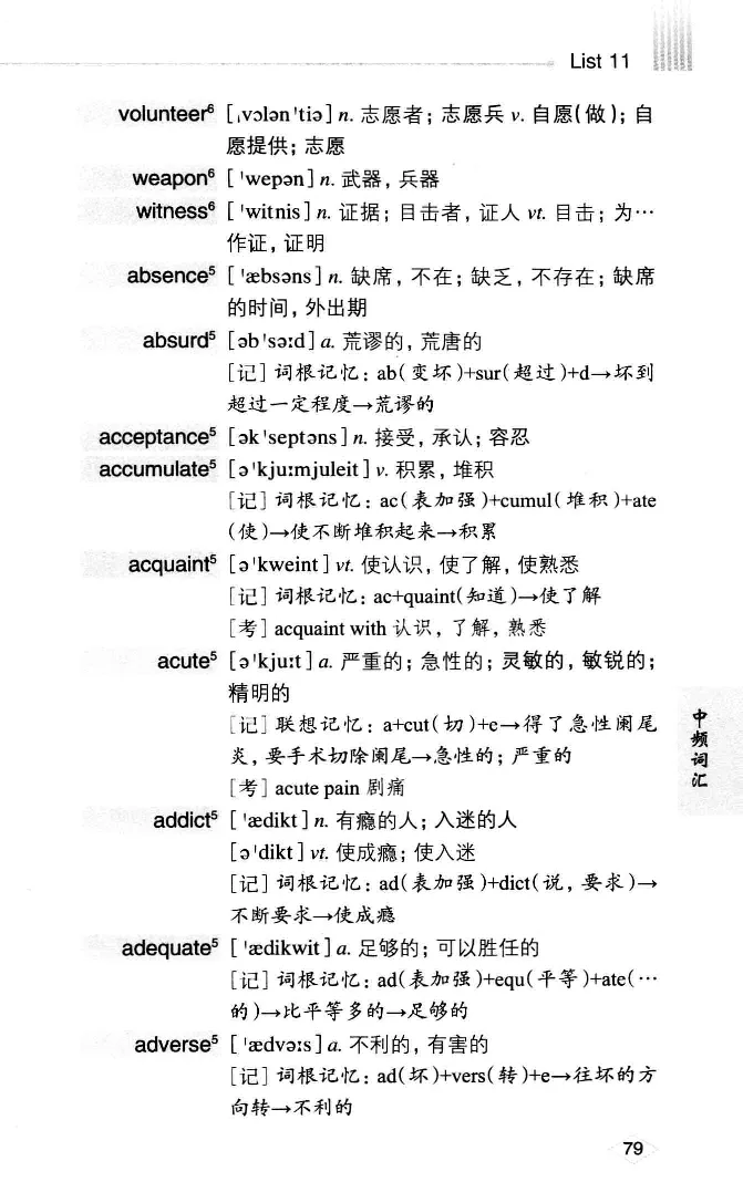 16六级词汇词根+联想记忆法便携版_英语四六级整合_英语四六级真题版本二此版为主此文件夹会持续更新_四六级单词汇总_六级单词