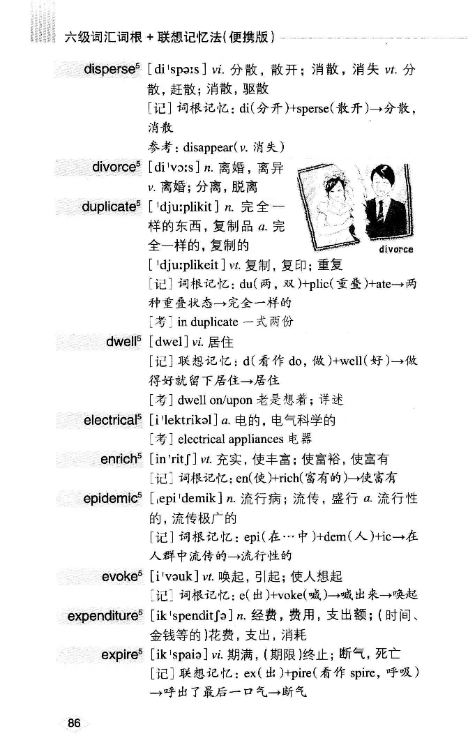 16六级词汇词根+联想记忆法便携版_英语四六级整合_英语四六级真题版本二此版为主此文件夹会持续更新_四六级单词汇总_六级单词