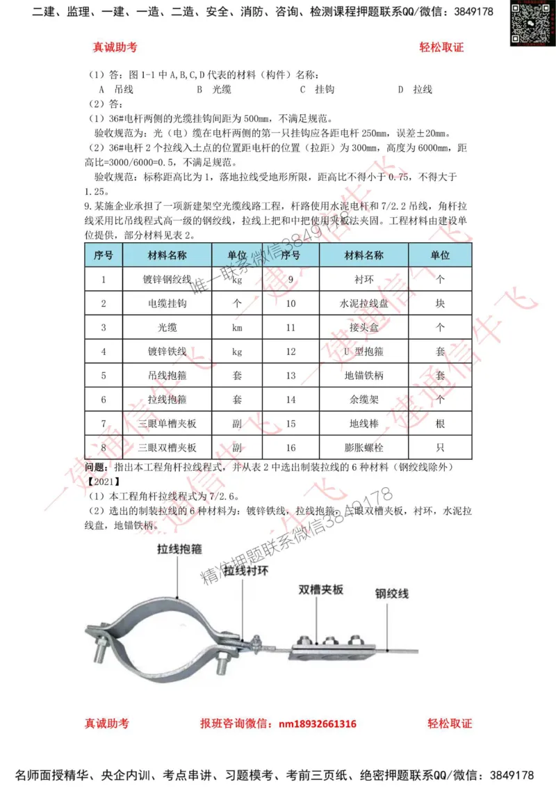 2.5.2精讲课后练习答案解析_2026年一级建造师_2026年一建通信_2025年一建通信SVIP_02-基础精讲✿高端面授✿深度强化_11-通信《直播精讲班》牛飞SMR推荐