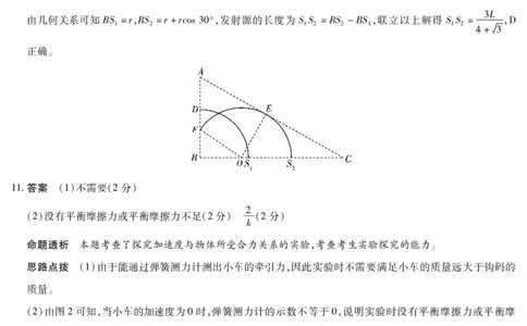 天一大联考&middot;天一小高考2024-2025学年（下）高三第四次考试物理答案_2025年5月_250510天一小高考2024-2025学年（下）高三第四次考试（全科）