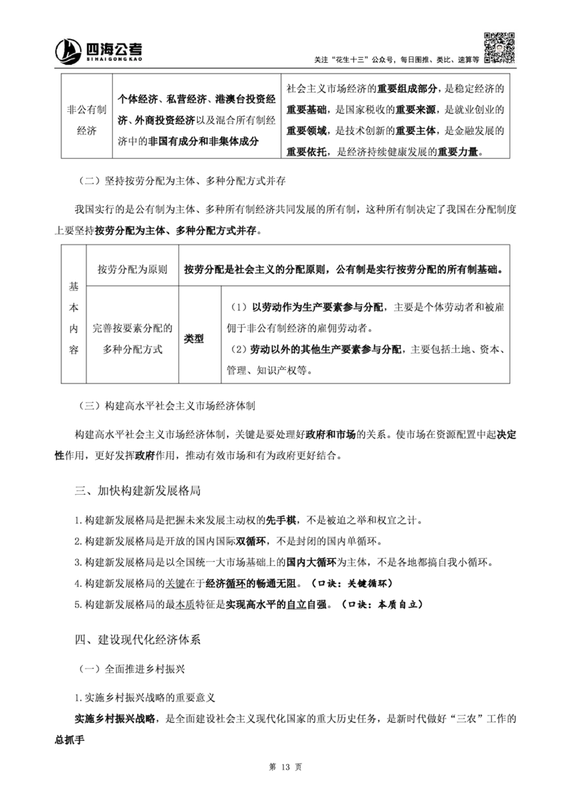 四海25上半年-常识理论讲义（第一部分）_2026考公资料_花生十三合集_旗舰班-省考2025花生十三省考系统班（花生行测+飞扬申论）⭐_行测2025花生省考系统班_02.常识+政治理论