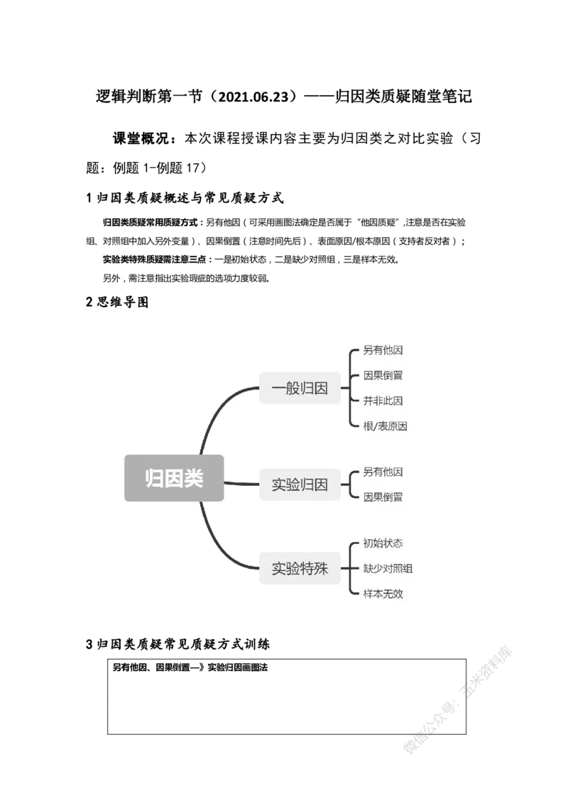 判断推理随堂笔记完整版_2026考公资料_花生十三合集_（98）黑白画风精炼版2021花生十三_2021花生十三判断推理