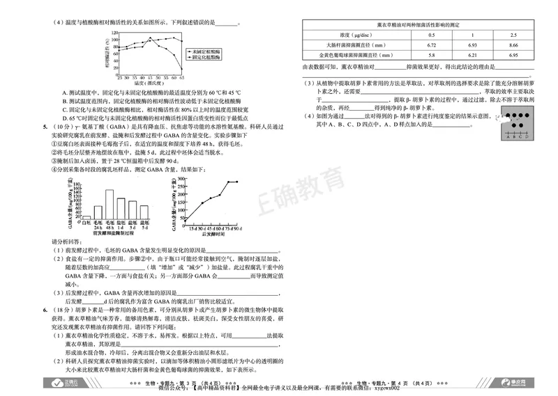 全国卷《正确小卷》2024总复习生物质检卷2_2024高考押题卷_72024正确教育全系列_2024年正确小卷全系列_（全国版）2024《正确小卷&middot;复习质检卷》（九科全）各两套