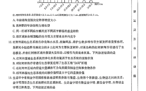 生物_2025年1月_250114甘肃省金太阳2025届高三1月联考（全科）_甘肃省金太阳2025届高三1月联考生物