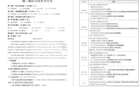 英语答案_2025年2月_250210山东省德州市2024-2025学年高三下学期2月开学考试（全科）_山东省德州市2024-2025学年高三下学期2月开学考试英语