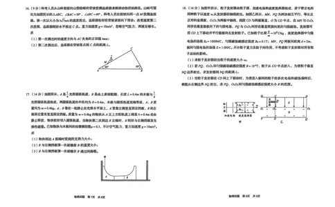 物理试题_2025年5月_2505102025届山东省青岛市、淄博市高三下学期5月第二次适应性检测（全科）_2025届山东省青岛市、淄博市高三下学期5月第二次适应性检测物理