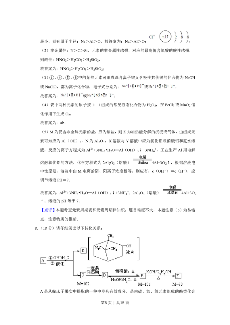 2009年高考化学试卷（天津）（解析卷）_化学历年高考真题_新&middot;PDF版2008-2025&middot;高考化学真题_化学（按试卷类型分类）2008-2025_自主命题卷&middot;化学（2008-2025）(1)