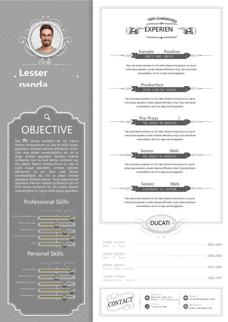 1(16)_10000+PPT模板大礼包_大学生个人简历PPT模板_英文