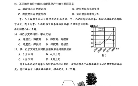 江苏省苏州市2025-2026学年高三上学期期中阳光调研试地理试题_2025年11月_251119江苏省苏州市2025-2026学年高三上学期期中阳光调研（全科）