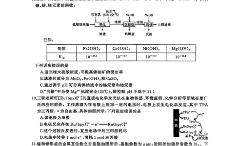 湖南省天壹名校联盟2026届高三8月入学考试化学_2025年8月_250831湖南省天壹名校联盟2026届高三8月入学考试（湘潭市2026届高三第一次模拟考试）（全科）