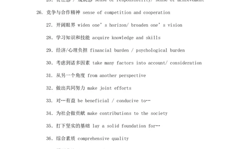 12作文-英语四六级写作100个高频词语搭配_英语四六级整合_英语四六级真题版本二此版为主此文件夹会持续更新_四六级单词汇总_六级单词