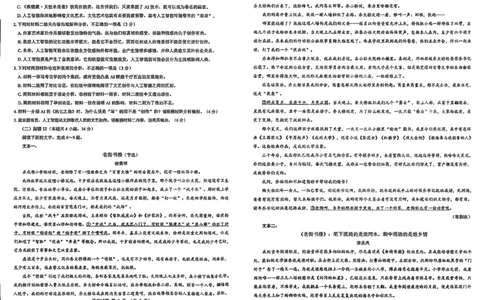 语文试卷--陕西省西安市2026届高三9月考试_2025年9月_250922名校教研联盟&middot;陕西省西安市新城区2026届高三9月考试（全科）_2026届陕西省西安市新城区高三上学期一模语文
