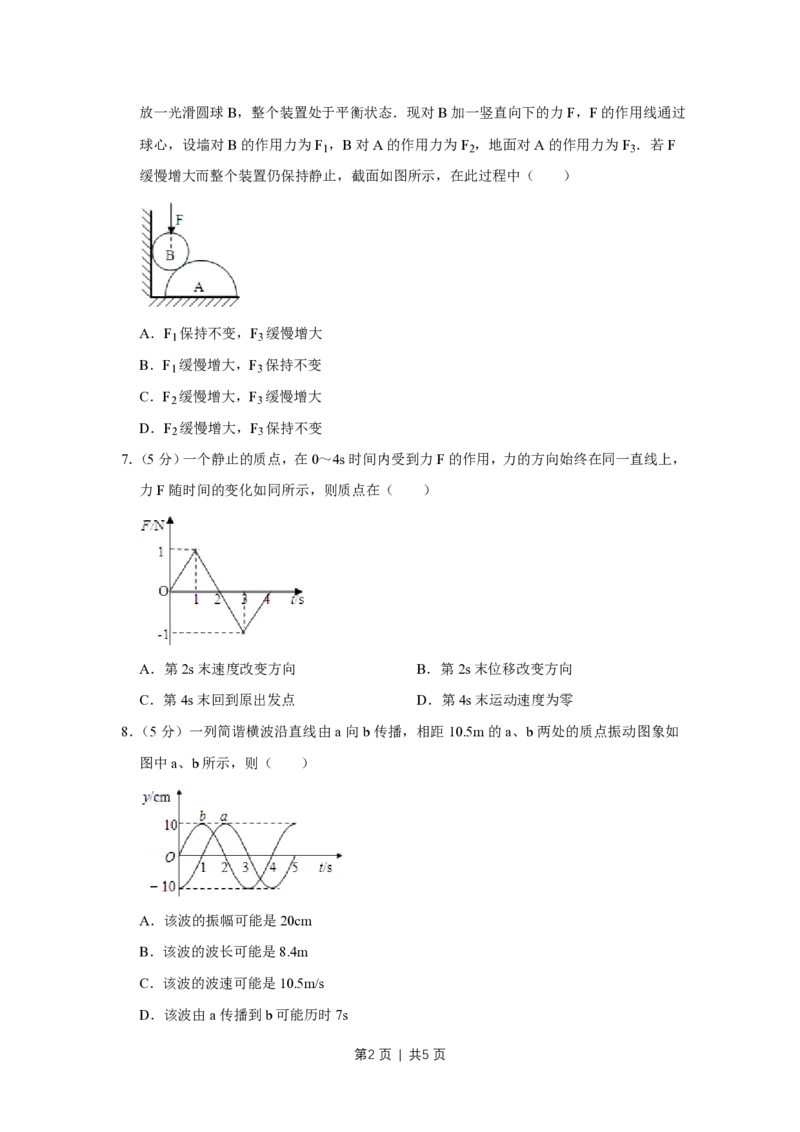 2008年高考物理真题（天津）（空白卷）_物理历年高考真题_新&middot;PDF版2008-2025&middot;高考物理真题_物理（按试卷类型分类）2008-2025_自主命题卷&middot;物理（2008-2025）_天津自主命题&middot;物理（2008-2024）