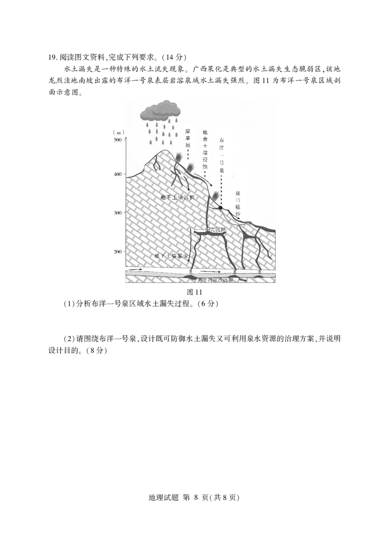 山东省临沂市普通高中学业水平等级考试模拟试题地理_2025年5月_250514山东省临沂市普通高中学业水平等级考试模拟试题（临沂二模）（全科）