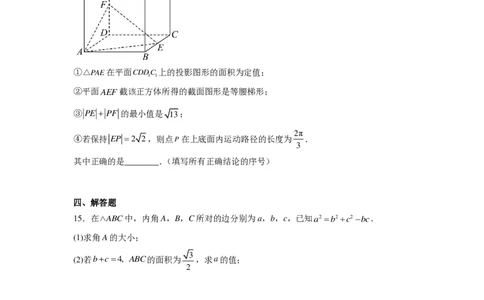 河北省衡水市衡水二中等学校2026届高三三调考试（三模）数学试题_2025年10月_251001河北省衡水市2025-2026学年高三上学期第三次调研考试（26008C）