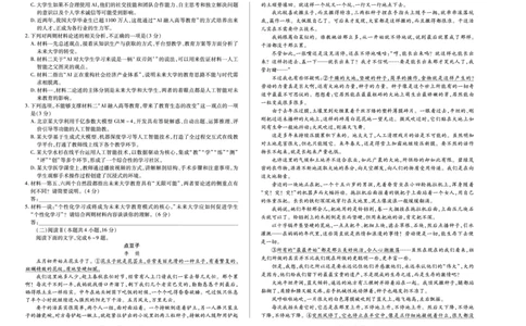 海南省天一大联考2024-2025学年高三学业水平诊断（四）语文_2025年4月_250412海南省天一大联考2024-2025学年高三学业水平诊断（四）（全科）