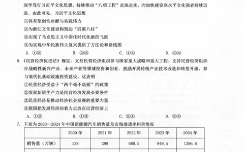 温州市普通高中2026届高三第一次适应性考试政治_2025年11月_251122浙江温州一模浙江省温州市普通高中2026届高三第一次适应性考试（全科）