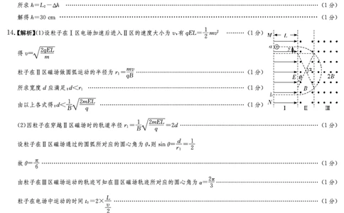 湖南省佩佩教育2025届2月高三开学联考物理答案_2025年2月_250217湖南省佩佩教育2025届2月高三开学联考（全科）_湖南省佩佩教育2025届2月高三开学联考物理