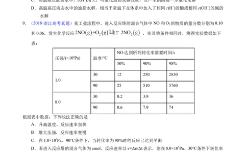 专题52化学反应速率（原卷卷）_近10年高考真题汇编（必刷）_十年（2014-2024）高考化学真题分项汇编（全国通用）_十年（2014-2023）高考化学真题分项汇编（全国通用）