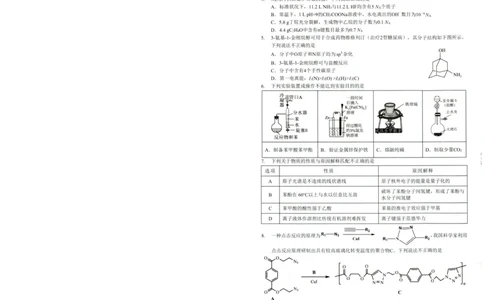 湖北十一校第二次联考化学试卷_2025年3月_250326湖北省十一校2025届高三第二次联考（全科）_化学