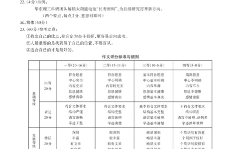 山西省思而行2025年高考考前适应性测试（冲刺卷）语文答案_2025年4月_250417山西省思而行2025年高考考前适应性测试（冲刺卷）（山西二模）（全科）