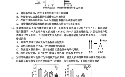 广东省广州市2025届普通高中毕业班综合测试（二）生物_2025年4月_250424广东省广州市普通高中毕业班2025年综合测试(二)（全科）