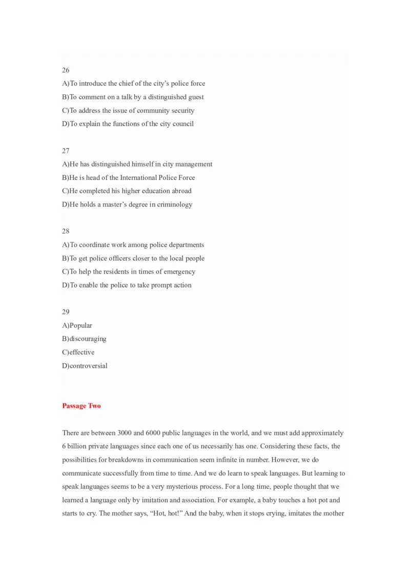 2008年12月大学英语四级真题解析+听力原文_英语四六级整合_英语四六级真题版本二此版为主此文件夹会持续更新_四级真题_1.四级真题+答案解析+听力音频(1989-2025)_2008年12月CET4