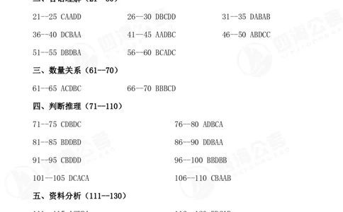 四海24上行测套题冲刺班答案--行测20_2026考公资料_花生十三合集_2024+2023年资料_套题班2024上半年花生飞扬省考套题冲刺班_电子讲义_试卷答案