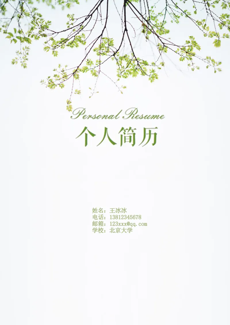 12_10000+PPT模板大礼包_大学生个人简历PPT模板_个人简历-Word版保存下载编辑_三页简历（多份）