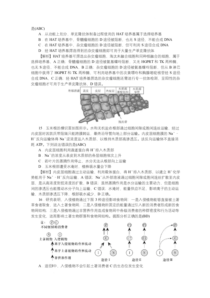 附中8生物（一模）&mdash;&mdash;教_2025年4月_250418湖南师范大学附属中学2025届高三下学期4月模拟（一）（全科）_湖南师范大学附属中学2025届高三下学期4月模拟（一）生物试题