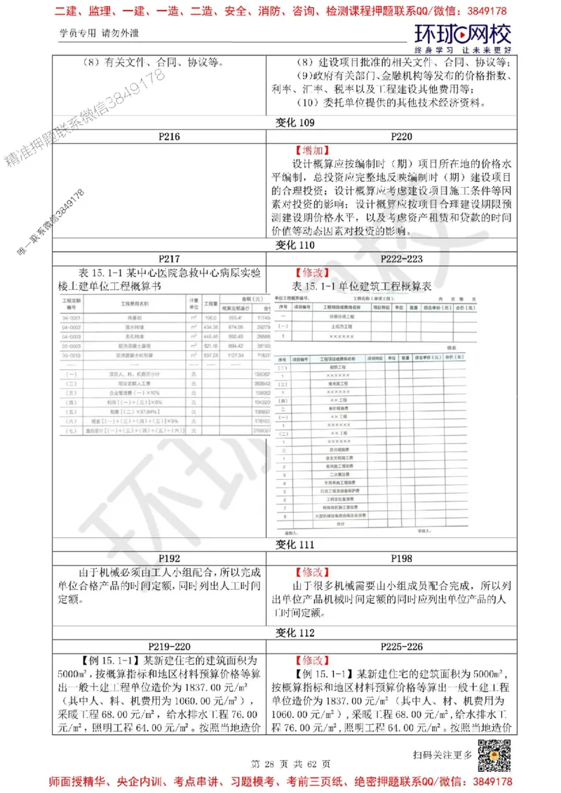 2025环球网校一级建造师《建设工程经济》教材对比明细_2026年一级建造师_2026年一建经济_2025年一建经济SVIP