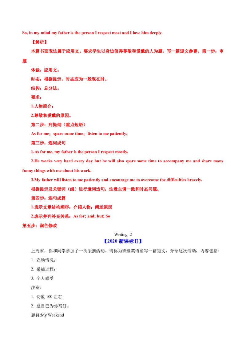 专题29书面表达记叙文、短文投稿、报道类（教师卷）--十年（2015-2024）高考真题英语分项汇编（全国通用）_近10年高考真题汇编（必刷）