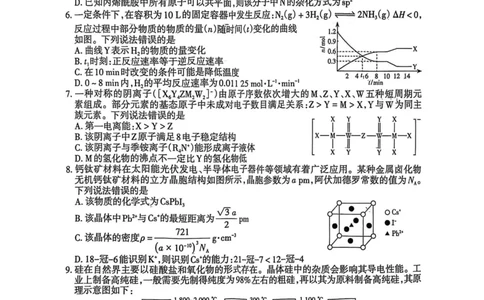 山西省太原市2025年高三年级模拟考试（二）化学_2025年4月_250426山西省太原市2025年高三年级模拟考试（二）（太原二模）（全科）_山西省太原市2025年高三年级模拟考试（二）化学