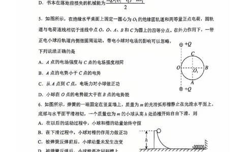 物理试卷_2025年1月_250112山东省淄博市2024-2025学年第一学期高三期末摸底质量检测_山东省淄博市2024-2025学年第一学期高三期末摸底质量检测物理
