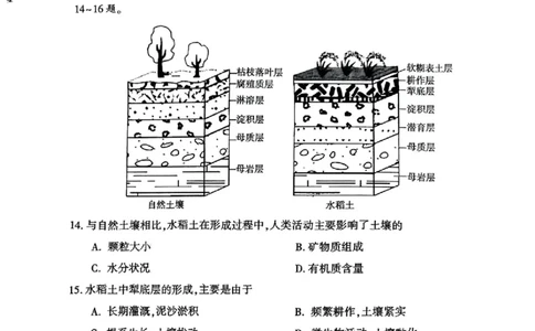 河南三市2025届高三年级第二次质量检测地理+答案_2025年3月_250320河南三市（开封市、周口市、商丘市）2025届高三年级第二次质量检测（全科）
