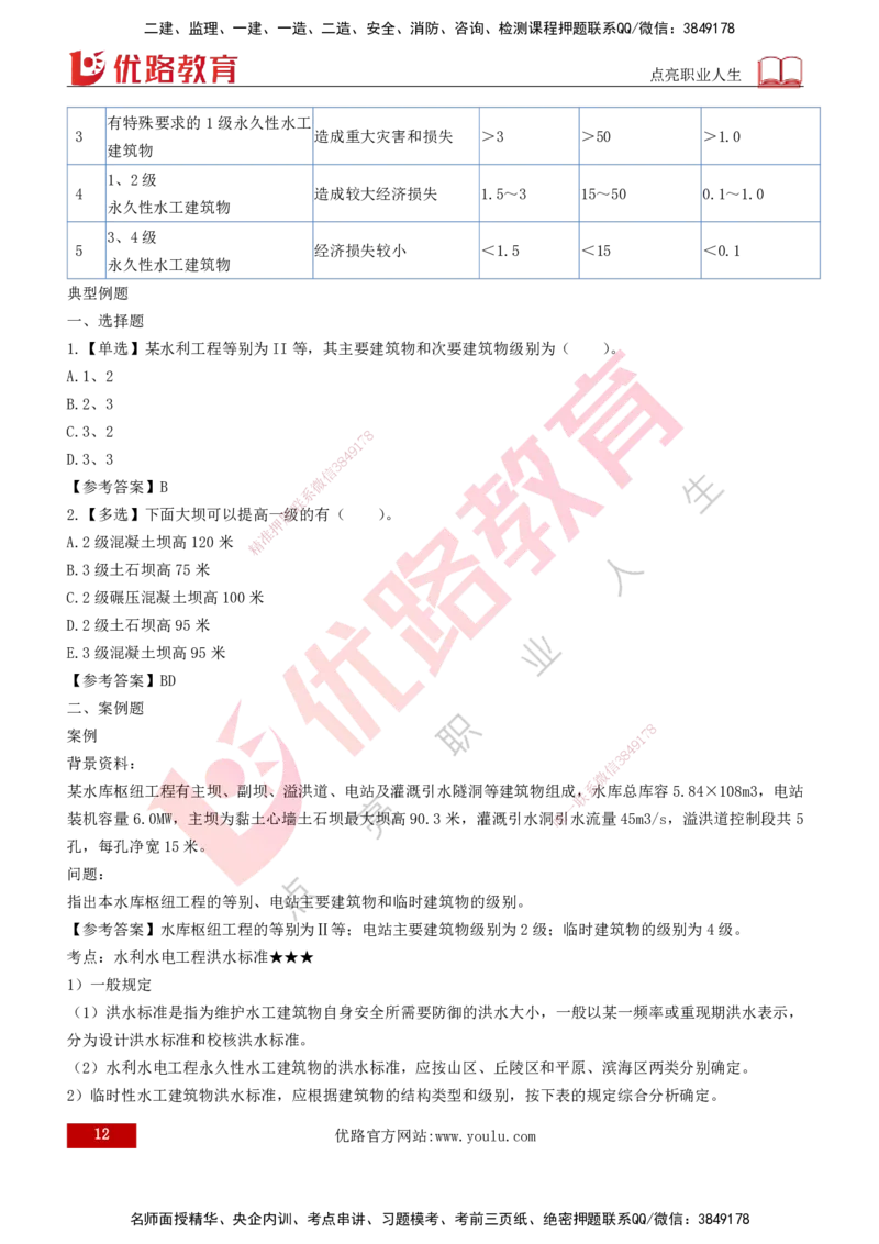2026一建《水利实务》精讲第1章讲义打印版_2026年一级建造师_2026年一建水利_2026年一建水利SVIP_2026一建水利SVIP_02-基础精讲✿高端面授✿深度强化_01.第1章水利水电工程技术